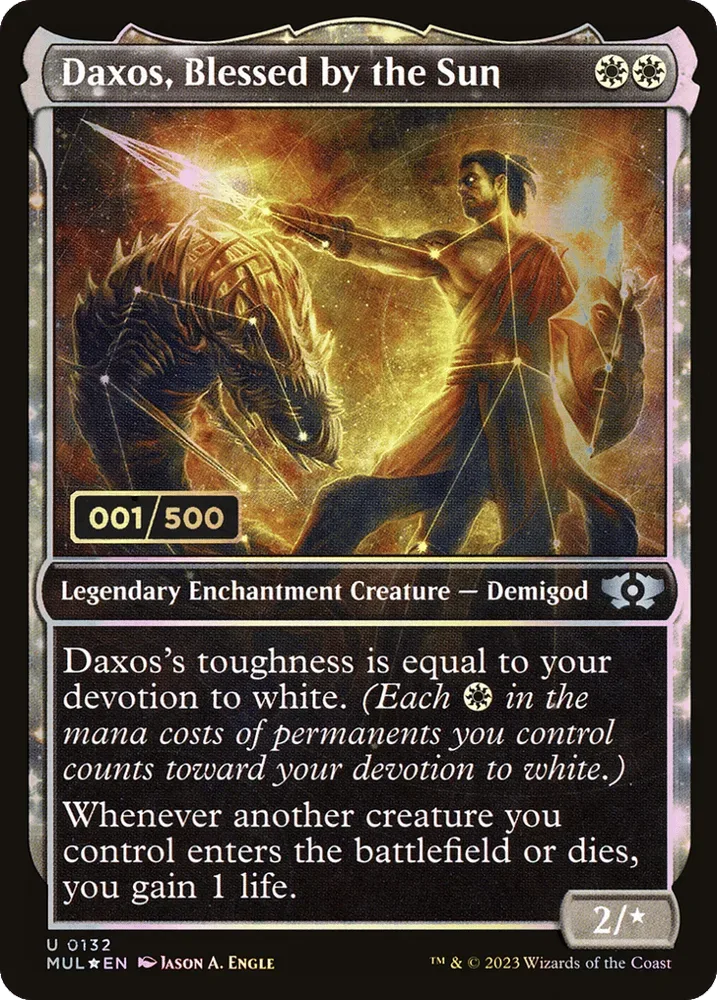 Daxos, Blessed by the Sun