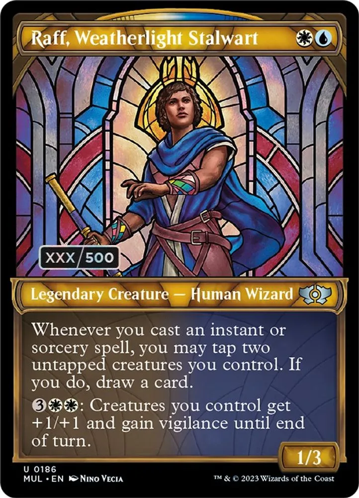 Raff, Weatherlight Stalwart (Serial Numbered)