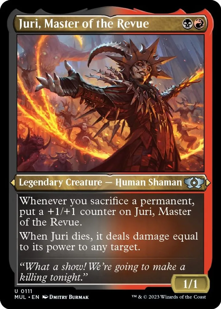 Juri, Master of the Revue (Foil Etched)