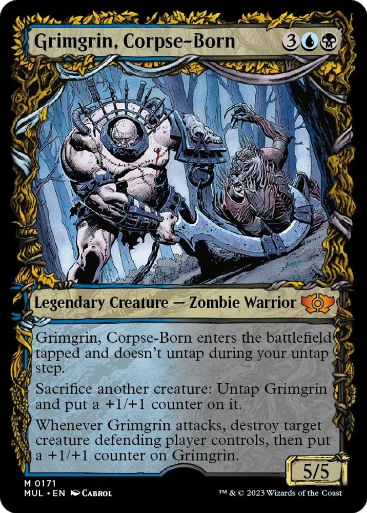 Grimgrin, Corpse-Born (Halo Foil)