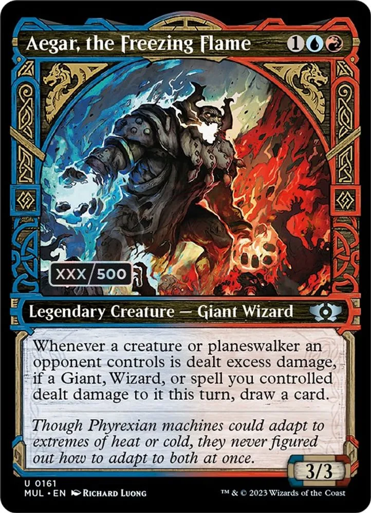 Aegar, the Freezing Flame (Serial Numbered)