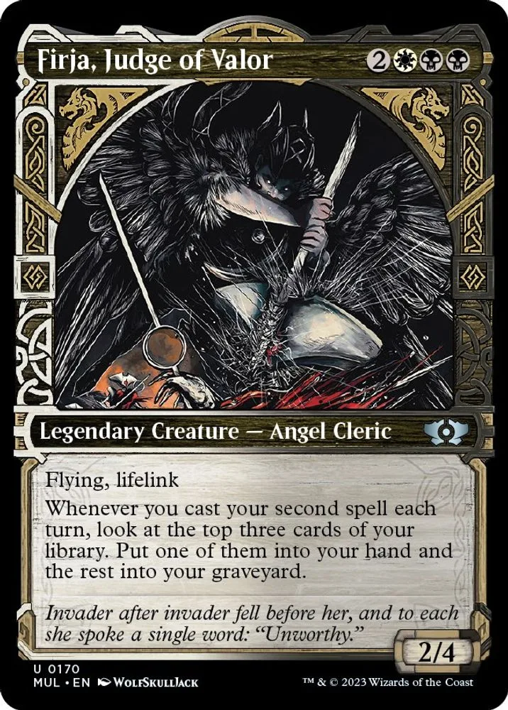 Firja, Judge of Valor (Halo Foil)