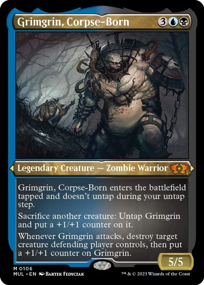 Grimgrin, Corpse-Born (Foil Etched)