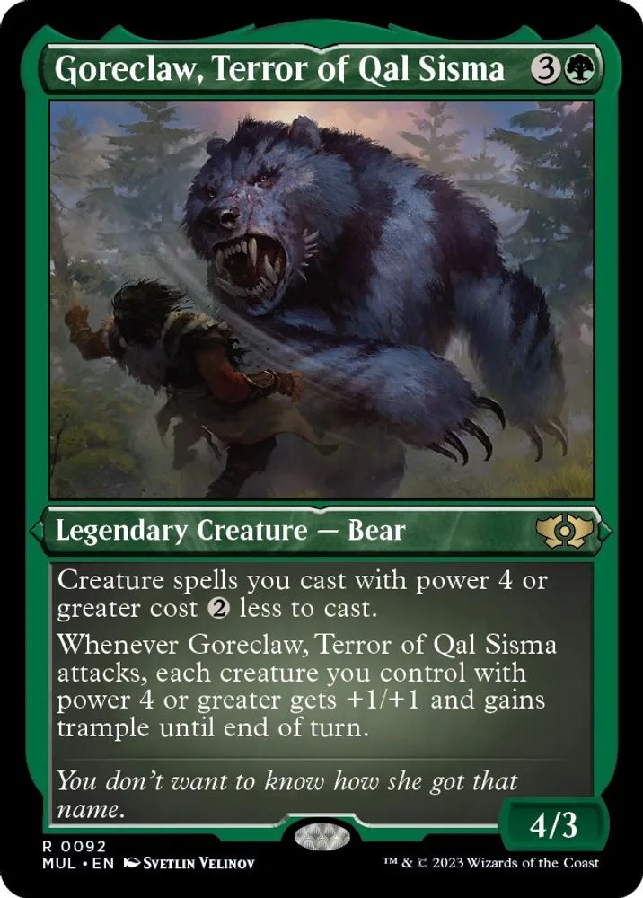 Goreclaw, Terror of Qal Sisma (Foil Etched)