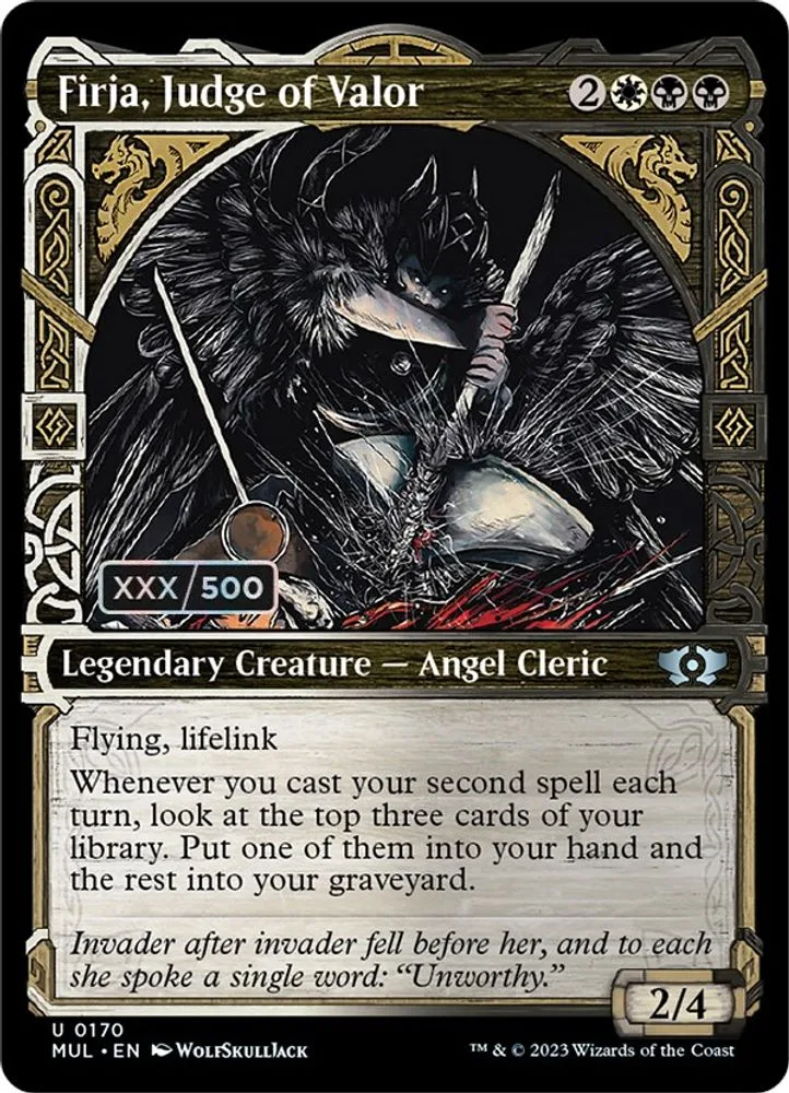 Firja, Judge of Valor (Serial Numbered)