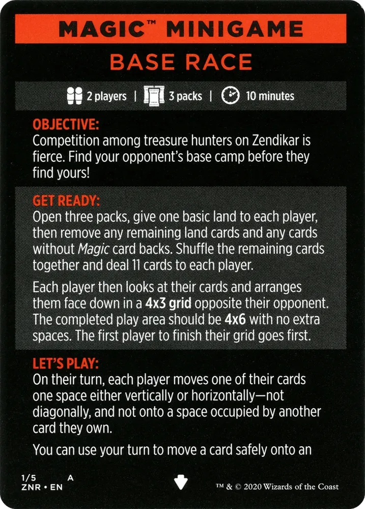 Base Race // Base Race (cont'd)
