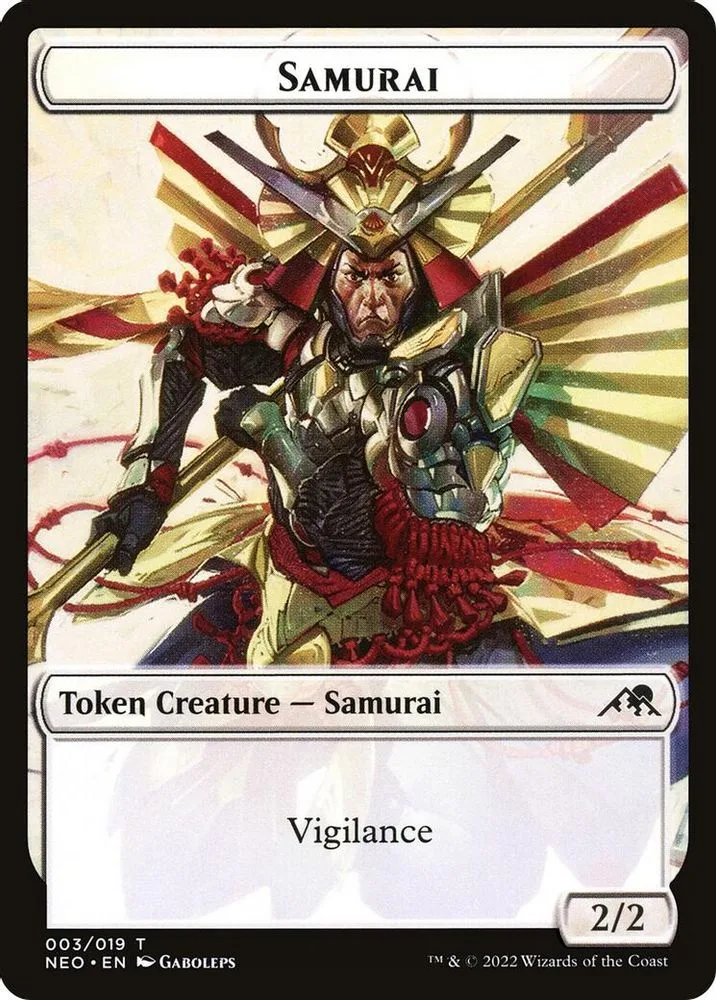 Samurai (003) // Spirit (012) Double-sided Token