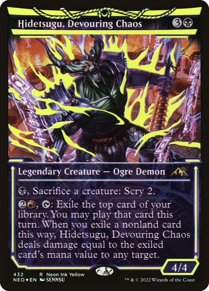 Hidetsugu, Devouring Chaos (Neon Yellow)
