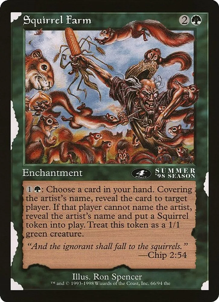 Squirrel Farm (4th Place · Arena League)