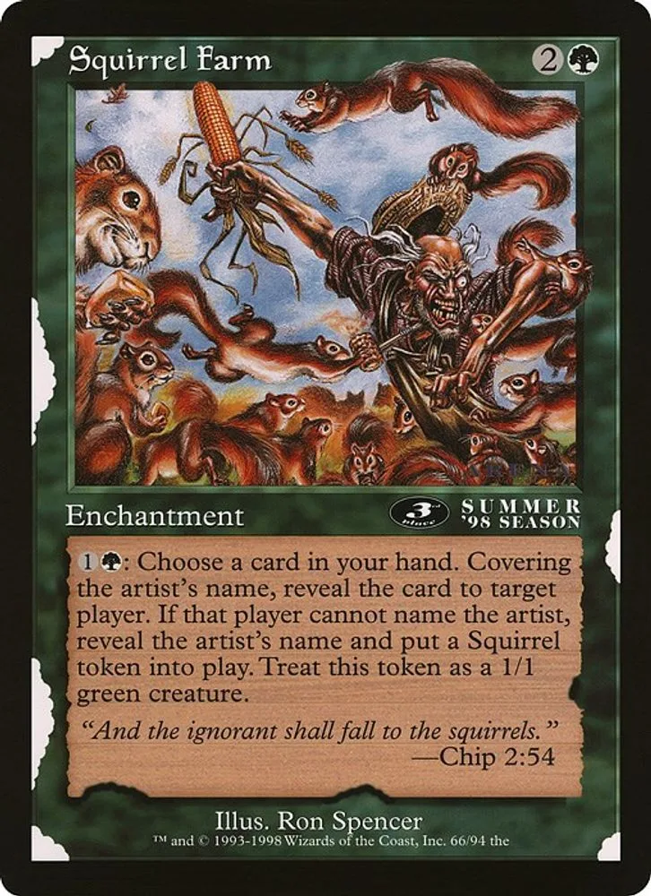 Squirrel Farm (3rd Place · Arena League)