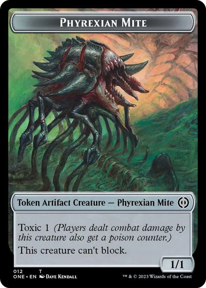 Phyrexian Mite Token // Phyrexian Golem Double-sided Token