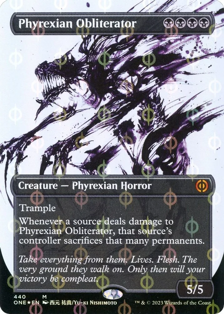Phyrexian Obliterator (Showcase) (Step-and-Compleat Foil)