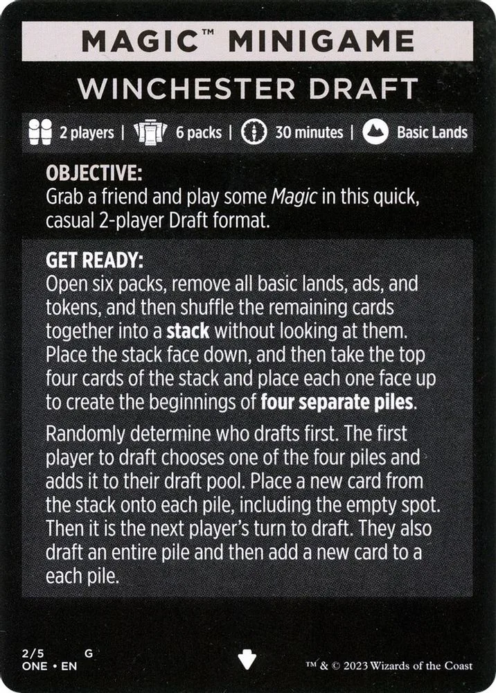 Magic Minigame: Winchester Draft (Magic Minigame: Winchester Draft)