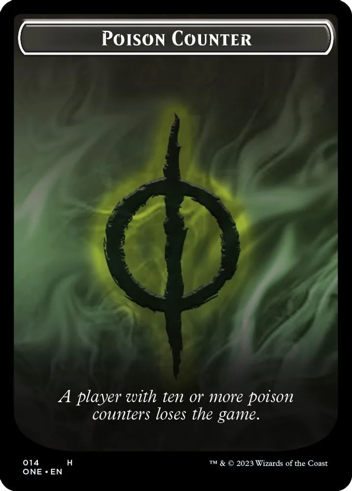 Poison Counter // Phyrexian Mite Double-sided Token