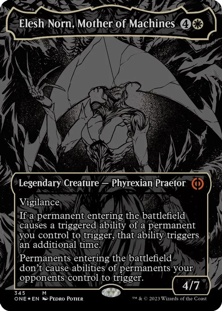 Elesh Norn, Mother of Machines (Oil Slick Raised Foil)