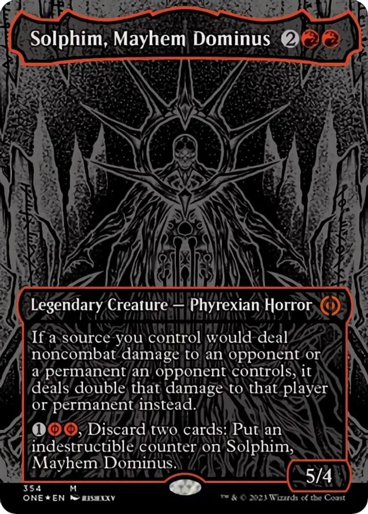 Solphim, Mayhem Dominus (Oil Slick Raised Foil)