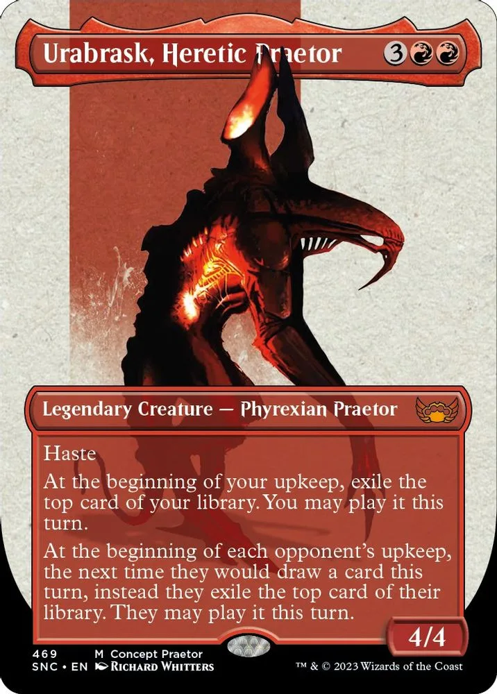 Urabrask, Heretic Praetor (Concept Praetor · Step-And-Compleat Foil)
