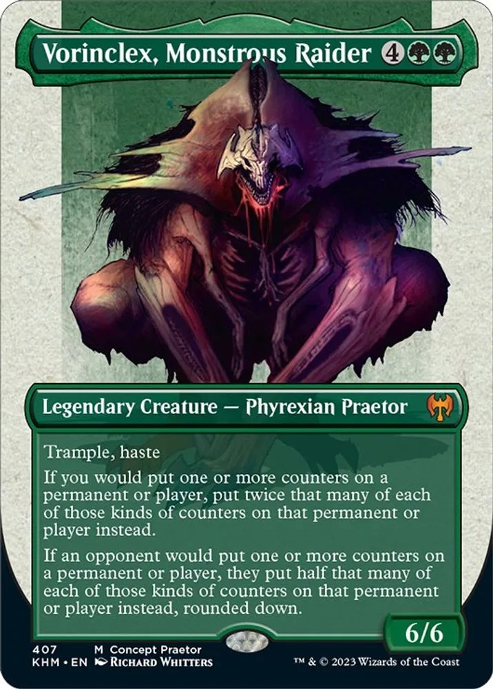 Vorinclex, Monstrous Raider (Concept Praetor · Step-and-Compleat Foil)