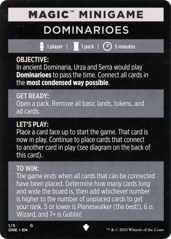 Magic Minigame: Dominarioes (Magic Minigame: Dominarioes)