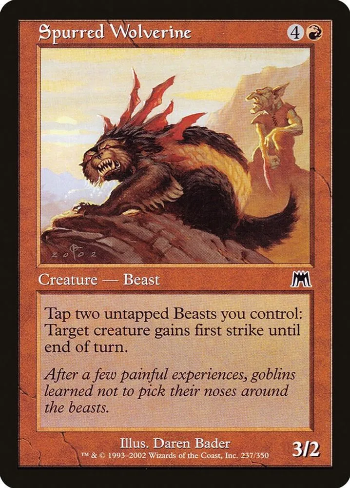 Spurred Wolverine