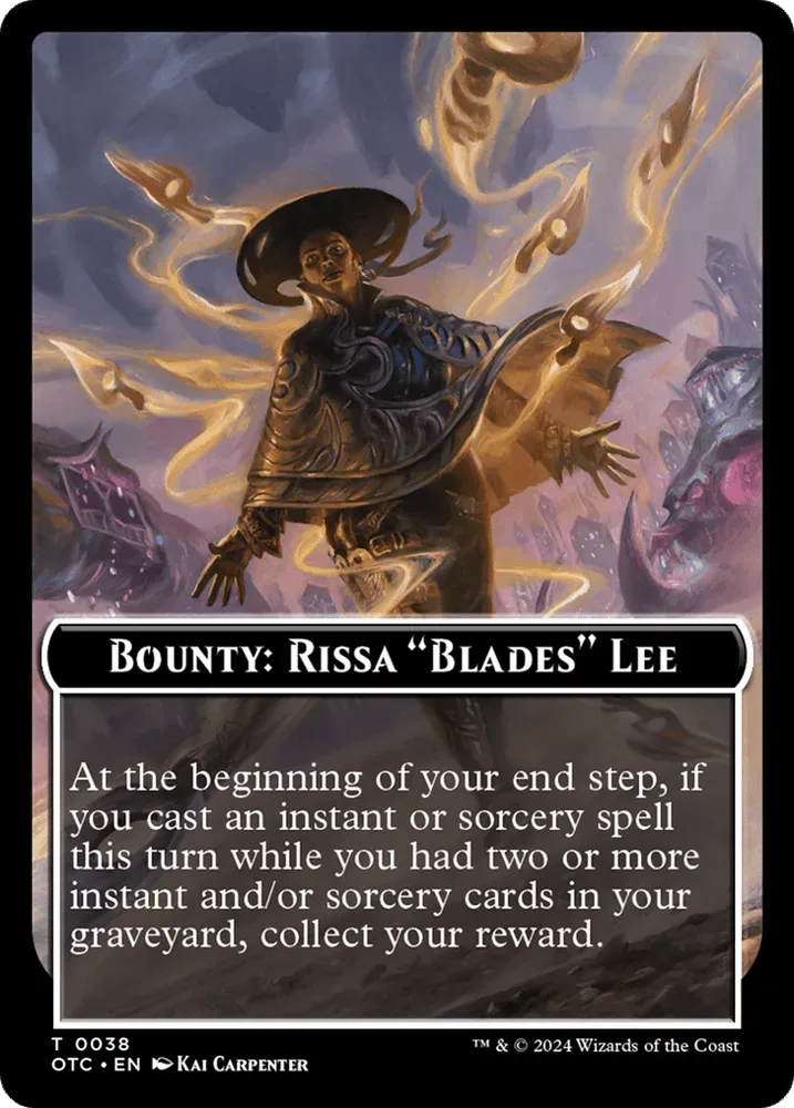 Bounty: Rissa "Blades" Lee // Wanted!