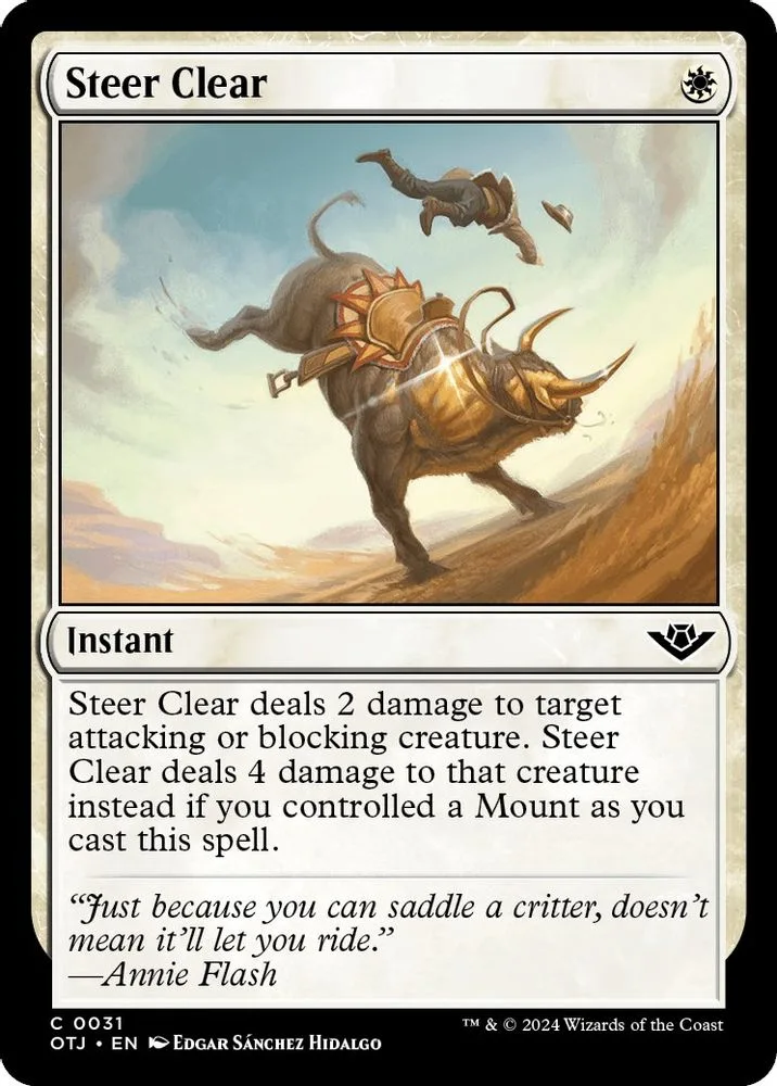 Steer Clear