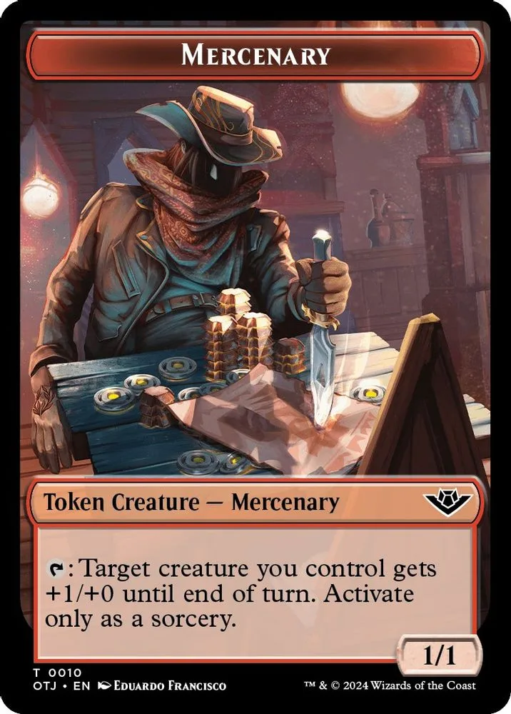 Mercenary // Angel Double-Sided Token