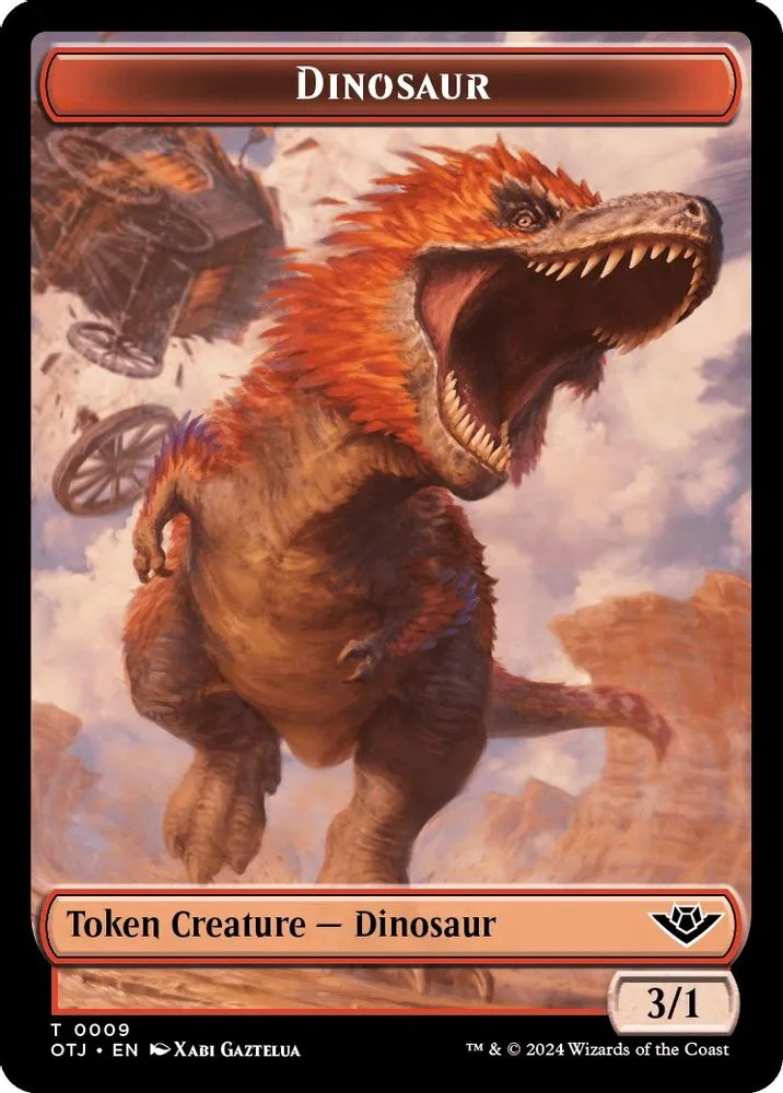 Dinosaur // Plot Double-Sided Token