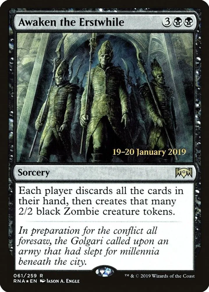 Awaken the Erstwhile (Awaken the Erstwhile)