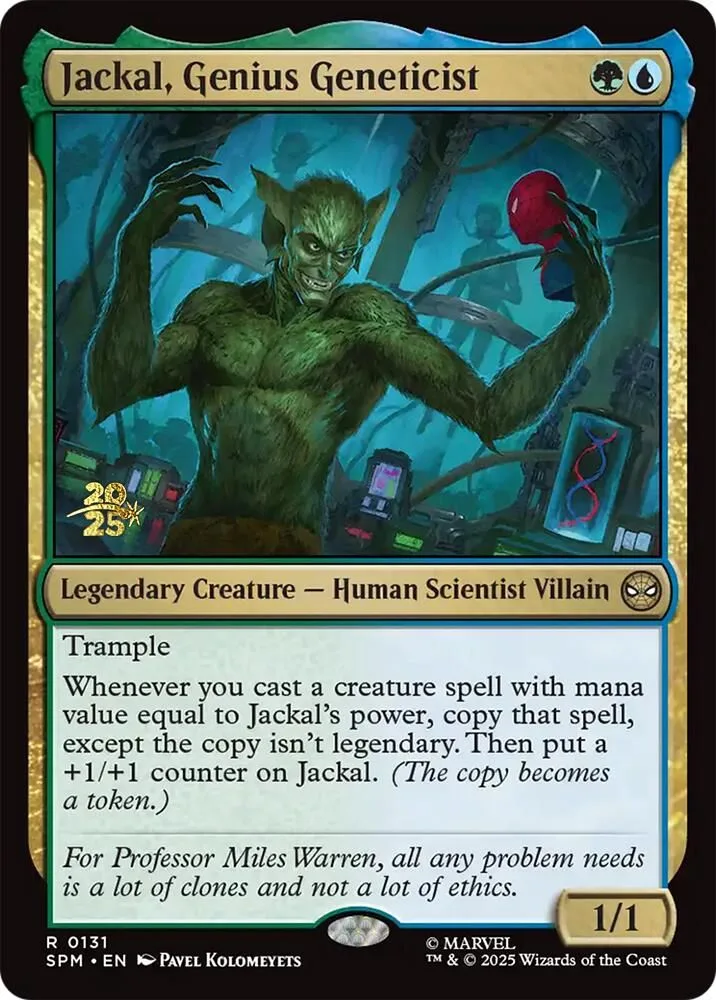 Jackal, Genius Geneticist (Jackal, Genius Geneticist)