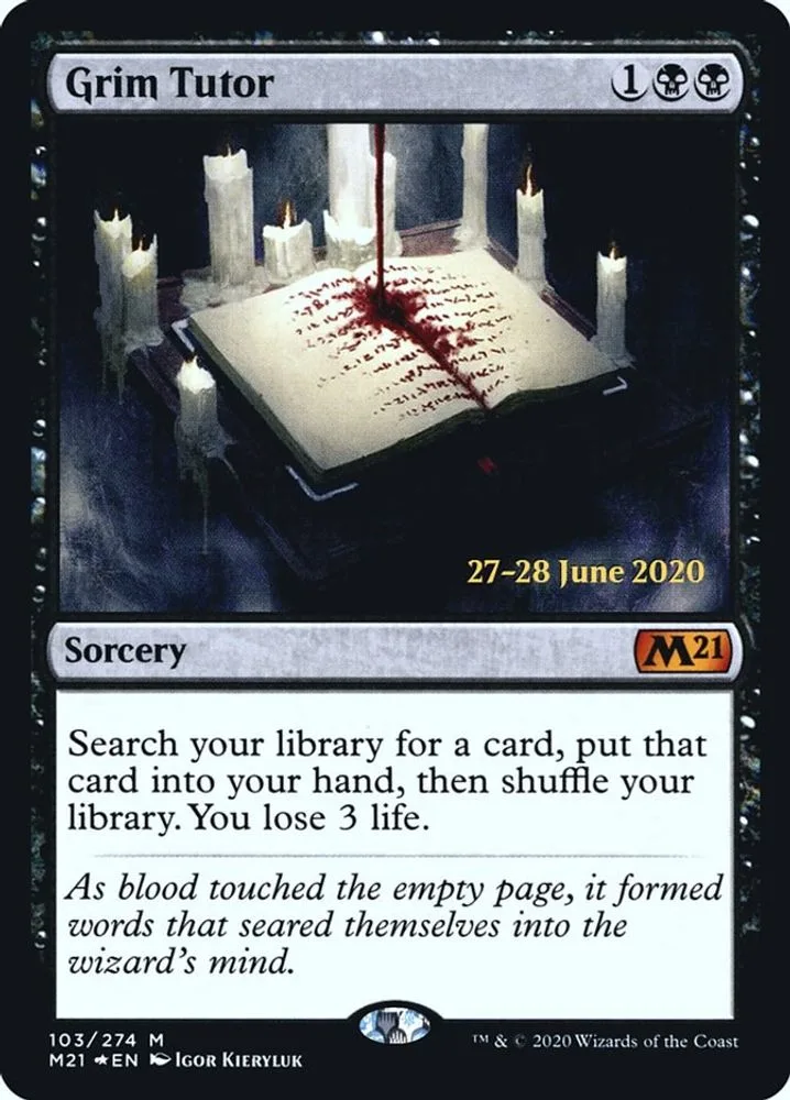 Grim Tutor (Grim Tutor)