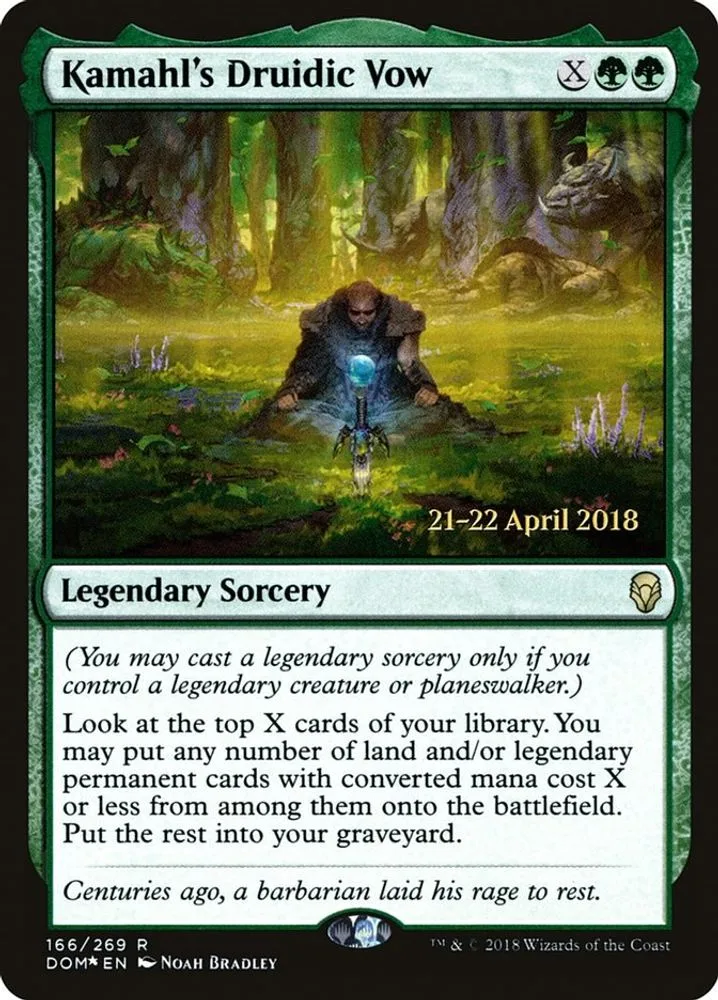 Kamahl's Druidic Vow (Kamahl's Druidic Vow)