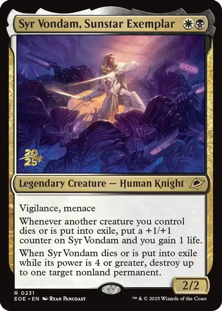Syr Vondam, Sunstar Exemplar (Syr Vondam, Sunstar Exemplar)