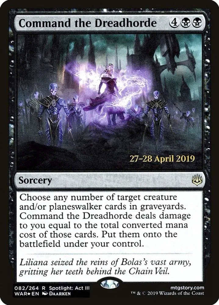 Command the Dreadhorde (Command the Dreadhorde)