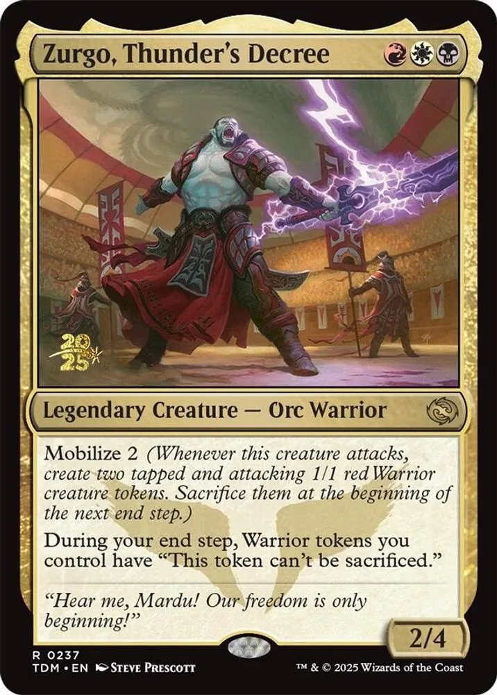 Zurgo, Thunder's Decree (Zurgo, Thunder's Decree)