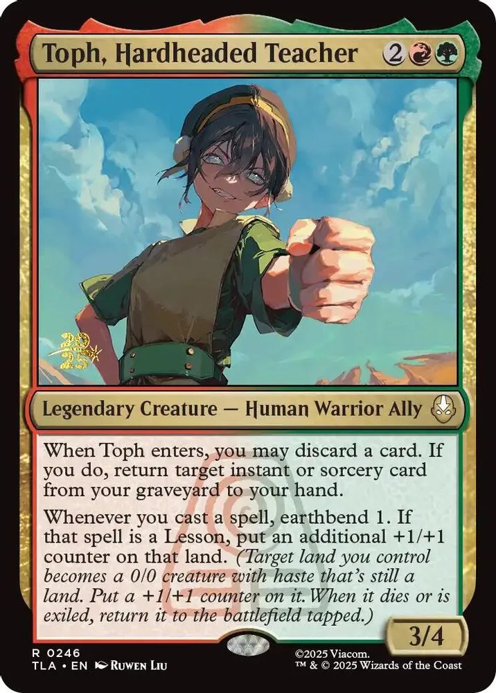 Toph, Hardheaded Teacher (Toph, Hardheaded Teacher)