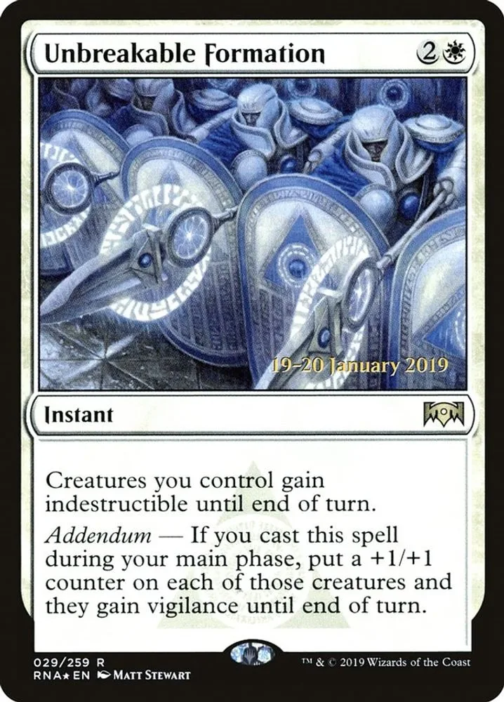 Unbreakable Formation (Unbreakable Formation)