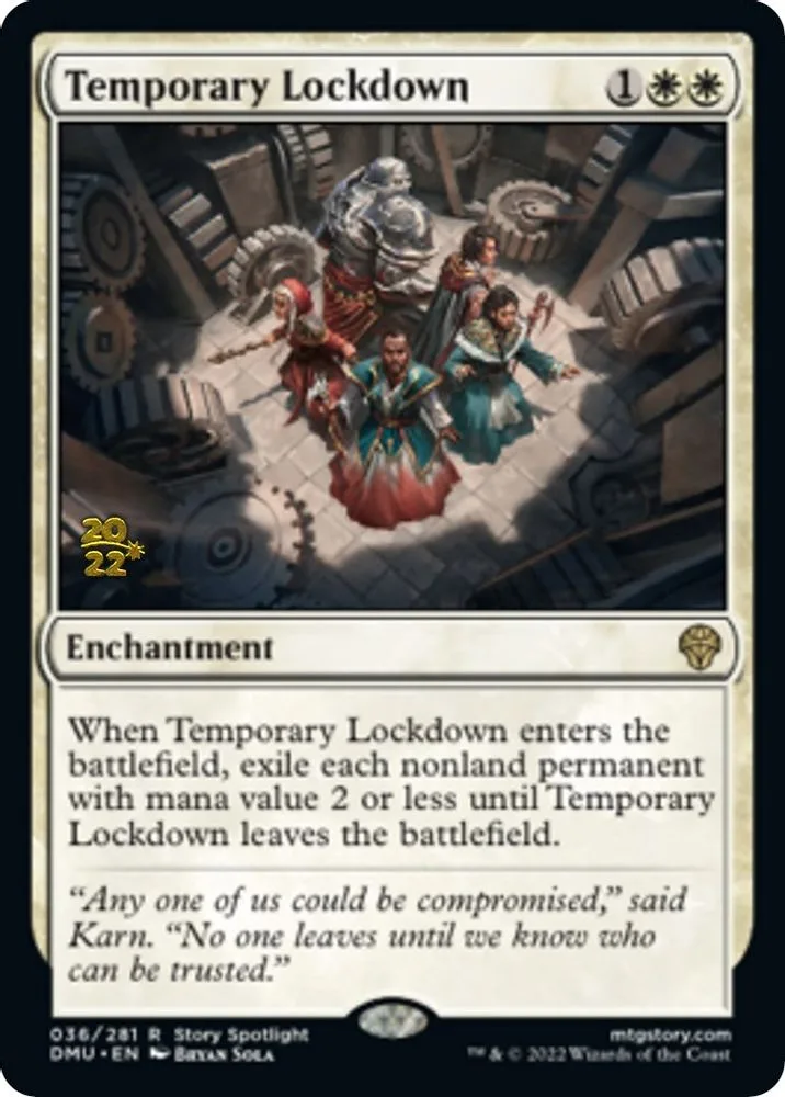 Temporary Lockdown (Temporary Lockdown)
