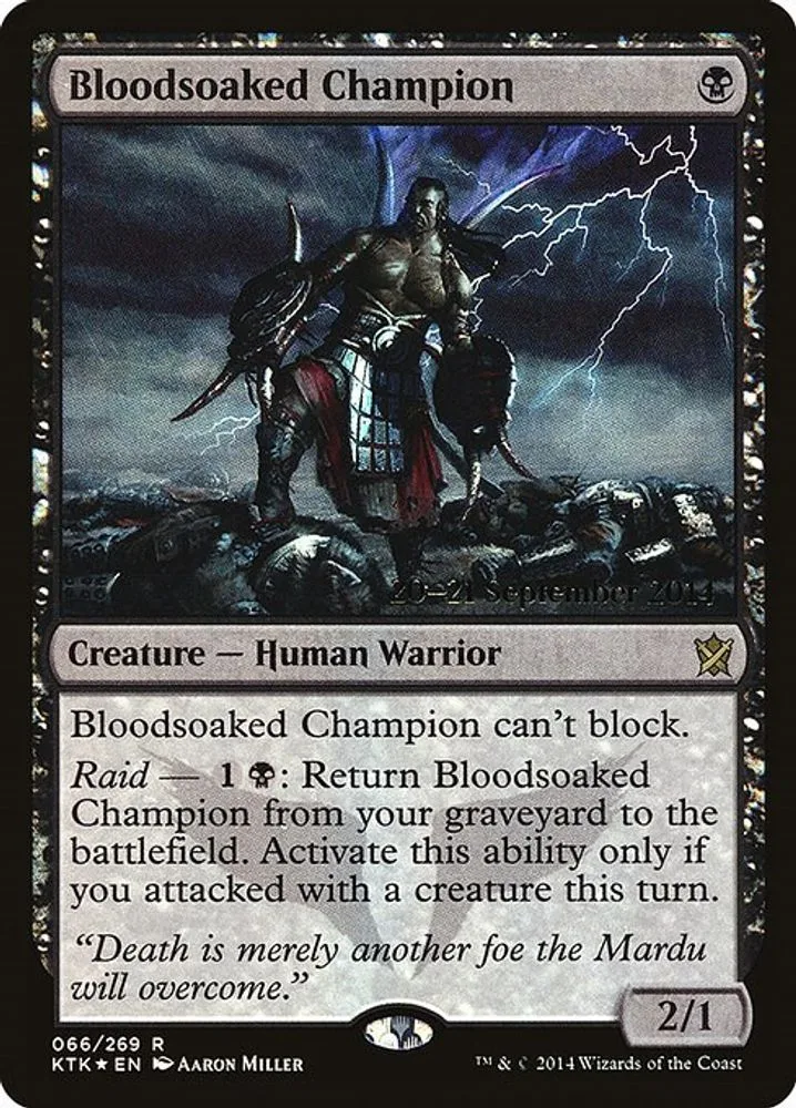 Bloodsoaked Champion (Bloodsoaked Champion)