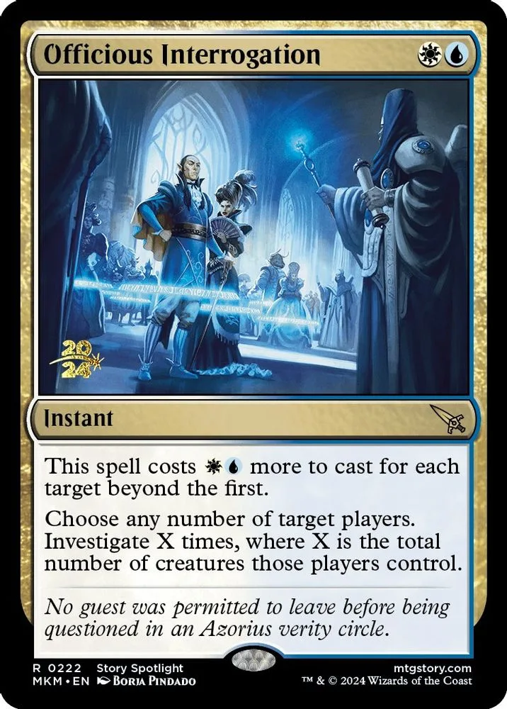 Officious Interrogation (Officious Interrogation)