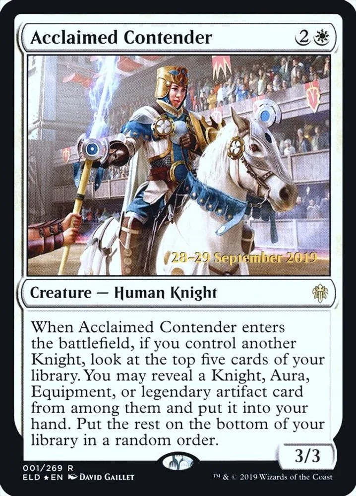 Acclaimed Contender (Acclaimed Contender)