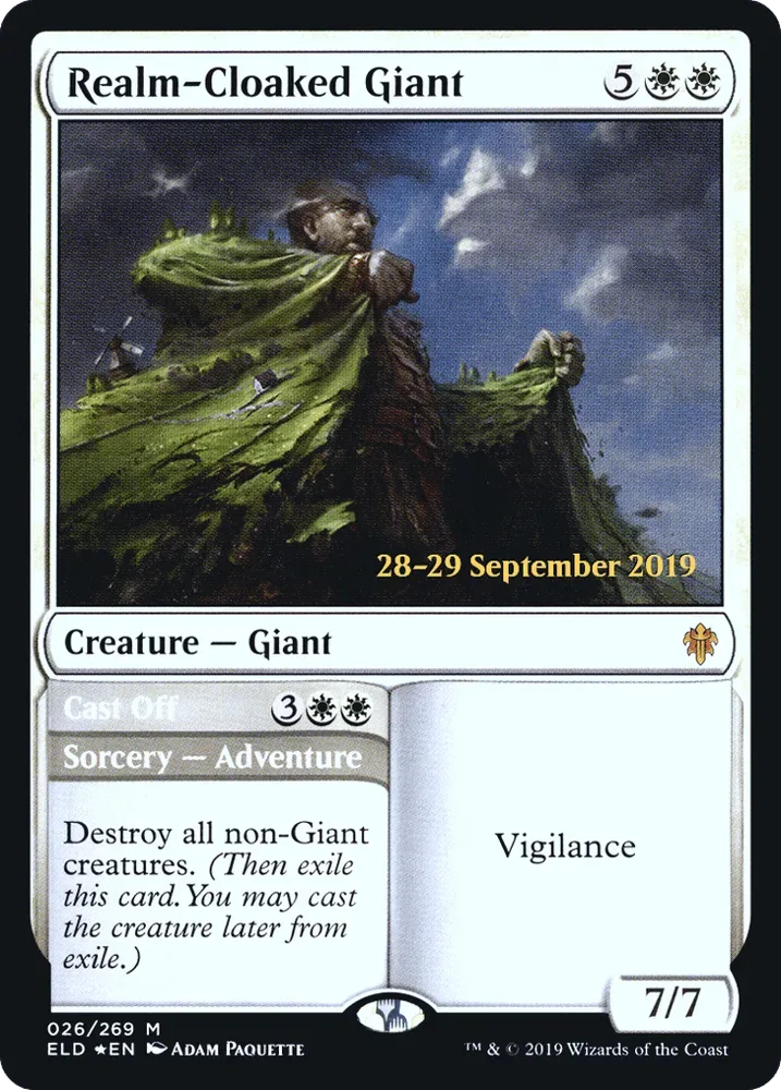 Realm-Cloaked Giant // Cast Off