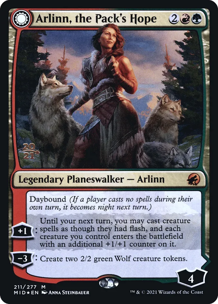 Arlinn, the Pack's Hope // Arlinn, the Moon's Fury