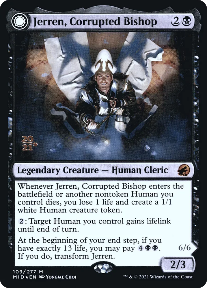 Jerren, Corrupted Bishop // Ormendahl, the Corrupter
