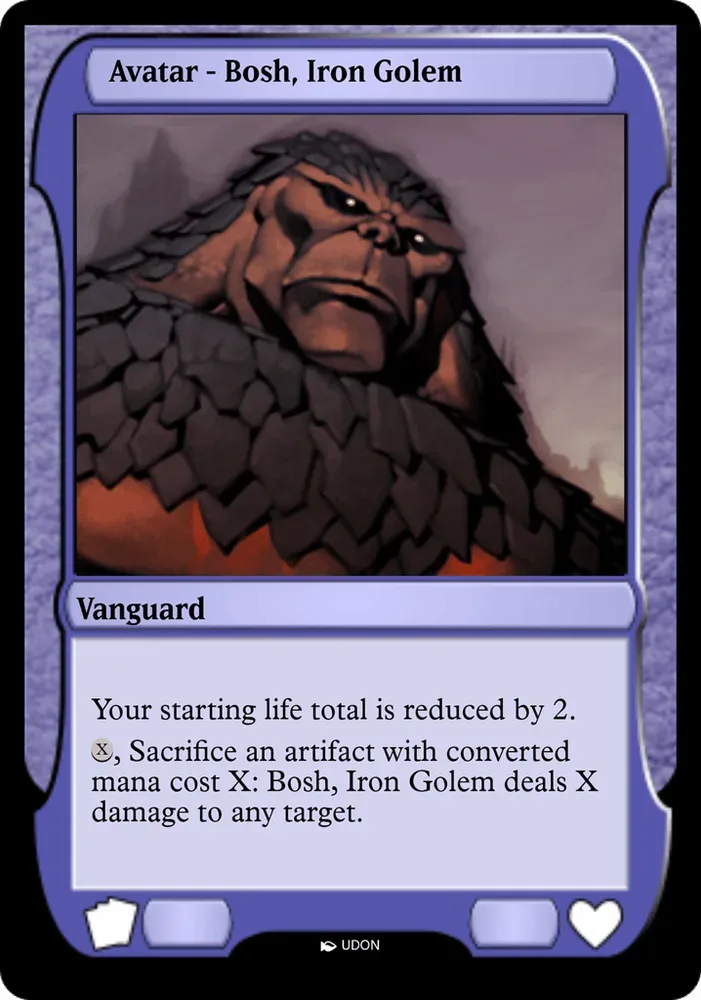 Bosh, Iron Golem Avatar