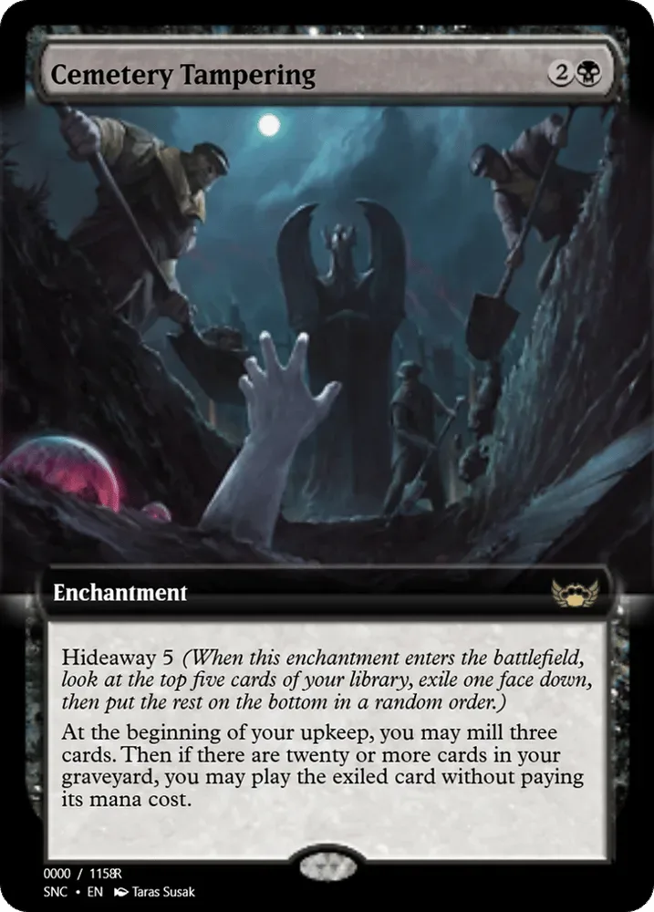 Cemetery Tampering