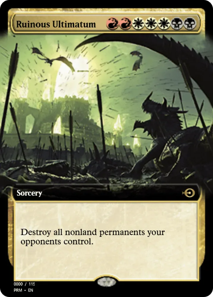 Ruinous Ultimatum