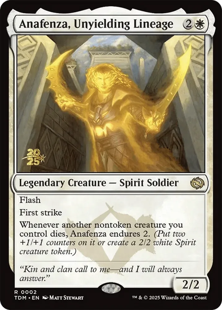 Anafenza, Unyielding Lineage