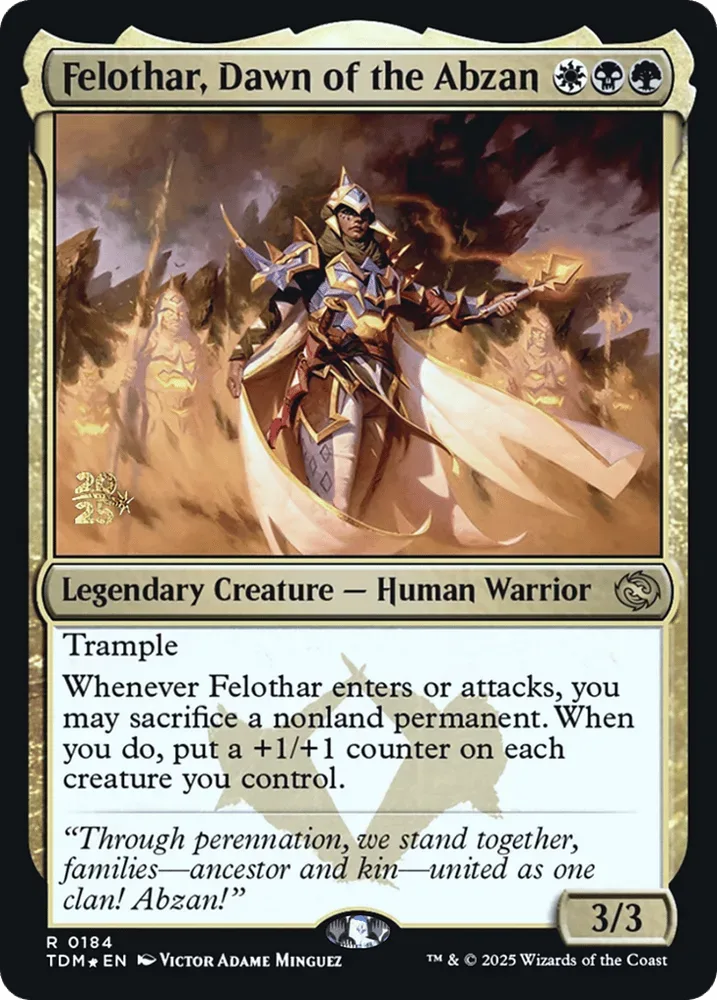Felothar, Dawn of the Abzan