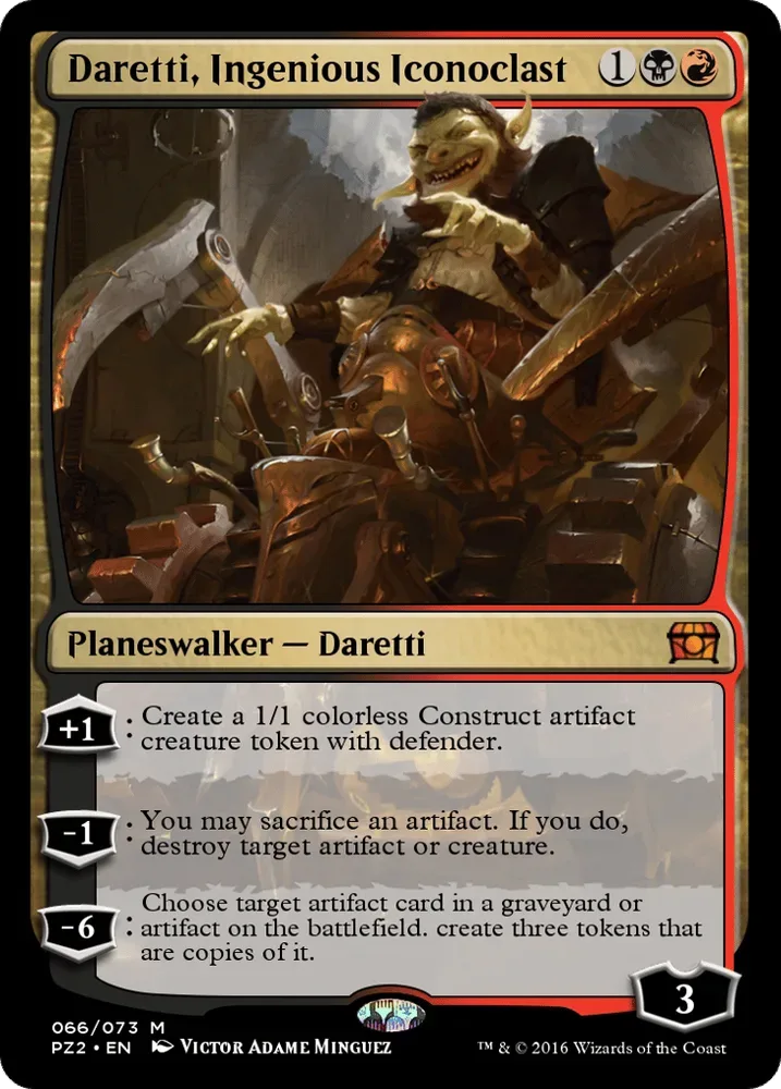 Daretti, Ingenious Iconoclast